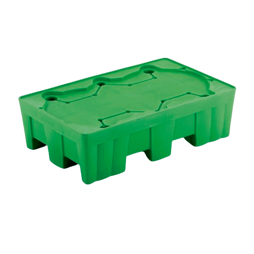 PALET DE RETENCION MONOBLOCK 2B 215L 1300x800x380