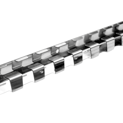 VIGUETA INOX PARA COLGAR CORTINA PVC FLEX 1968MM