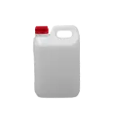 BIDON 2 LITROS HDPE  RECTANGULAR D38 CON TAPON