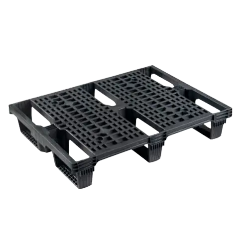 PALET PLÁSTICO MEDIUM ENCAJABLE 3 PATINES 800x600x145