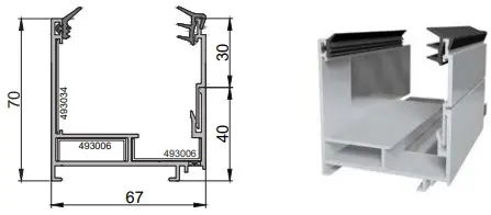 PERFIL AL.50mm INFERIOR RPT L:6m