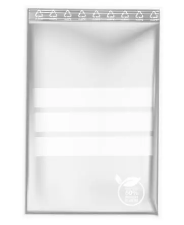 PACK BOLSA100 PE-R 50% TRANS CLIP BANDAS ESCRITURA G200