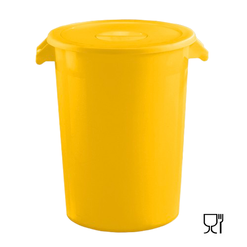 BARREÑO ALIMENTARIO CON TAPA 100L