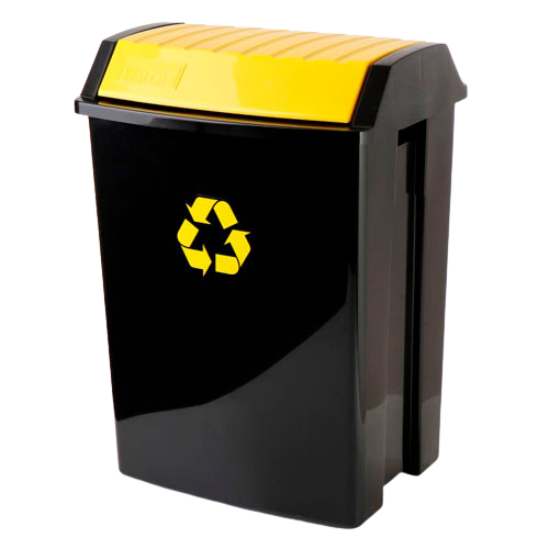 CONTENEDOR RECICLAJE T 50L 405x335x575mm
