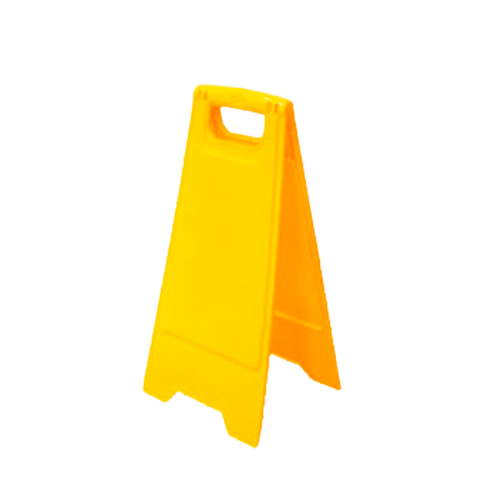 [4000023394] CABALLETE PLEGABLE DE SEÑALIZACION PE AMARILLO