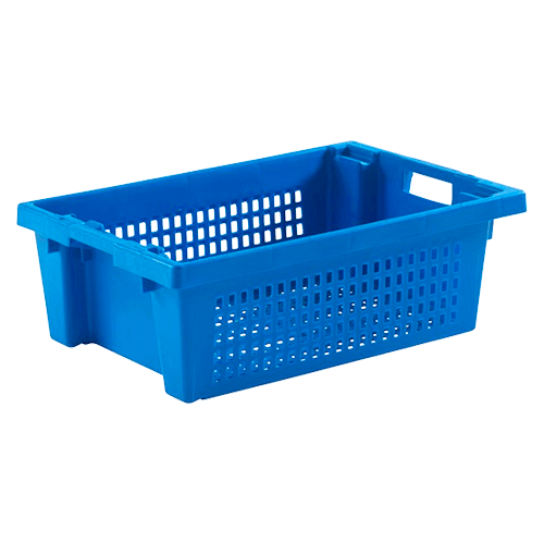 [4000000503] CAJA REJADA APILABLE Y ENCAJABLE AZ 600x400x200