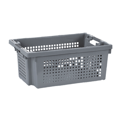 [4000023428] CAJA A/E PERFORADA 600x400 GRIS