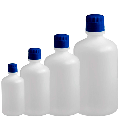 BOTELLA CILINDRICA ALTA RESISTENCIA T/AZUL