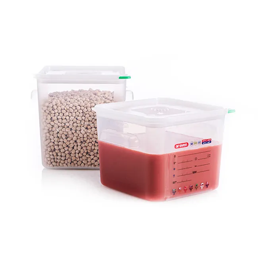 RECIPIENTE HERMETICO CUADRADO CON TAPA