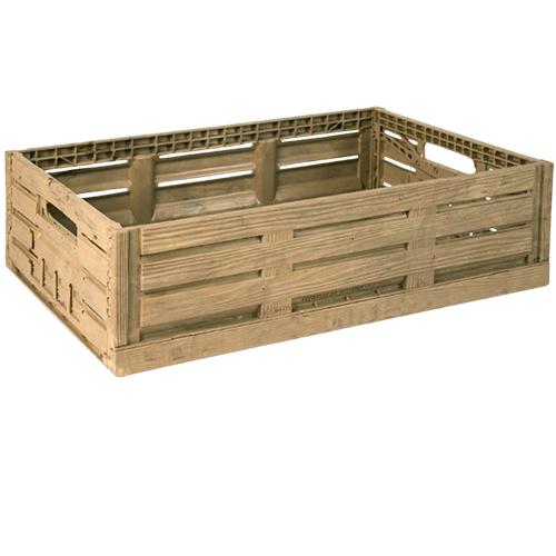 CAJA APILABLE EFECTO MADERA 600X400